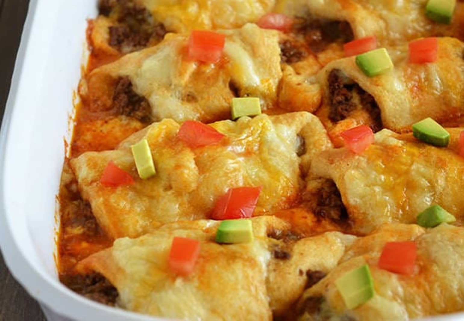 Beef Enchilada Crescents